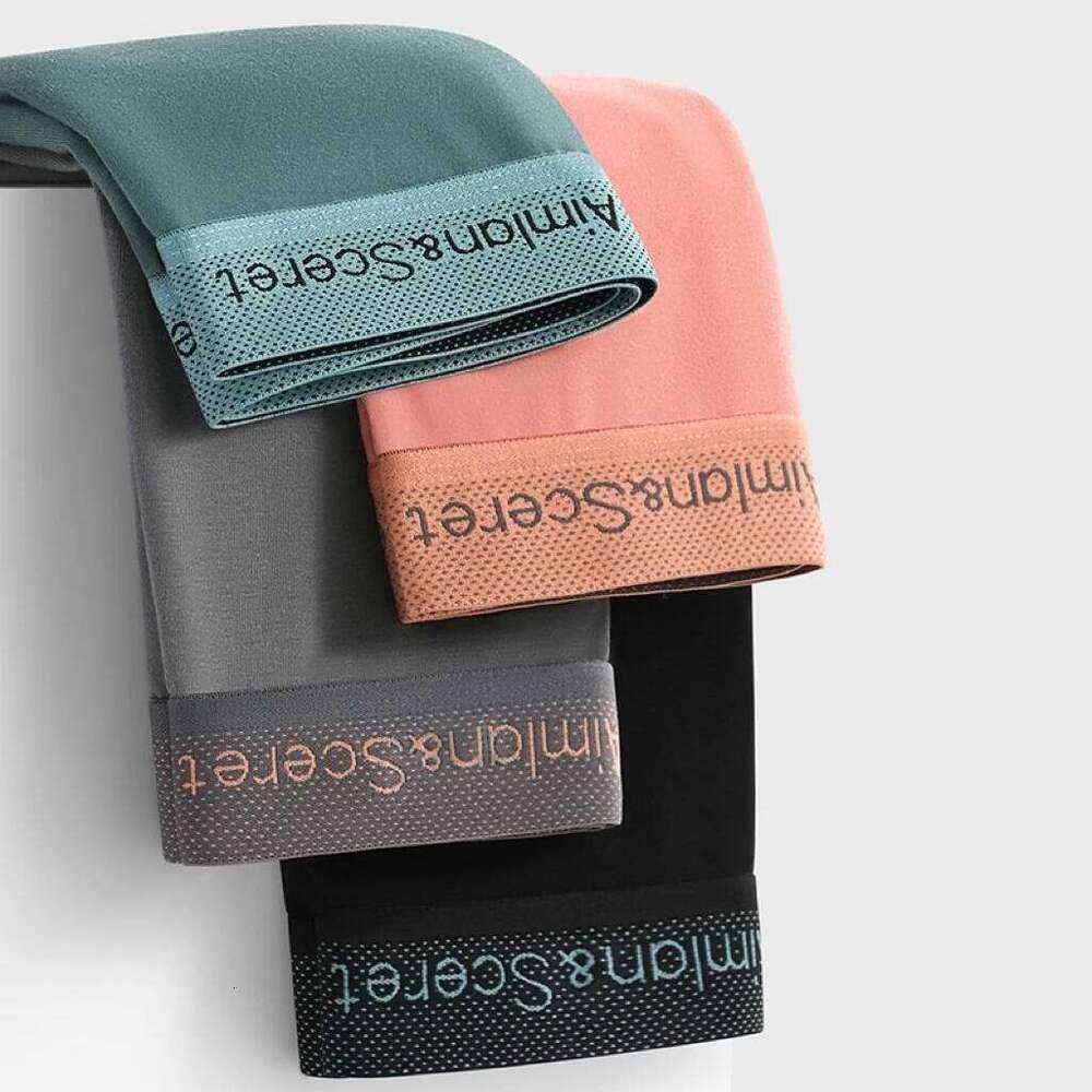 4Pcs Men Underwear Sporty Boxers Plus Size Youth Boxer Shorts Comfortable Breathable Flat Pants Men's Square Panties Briefs Gift X251225