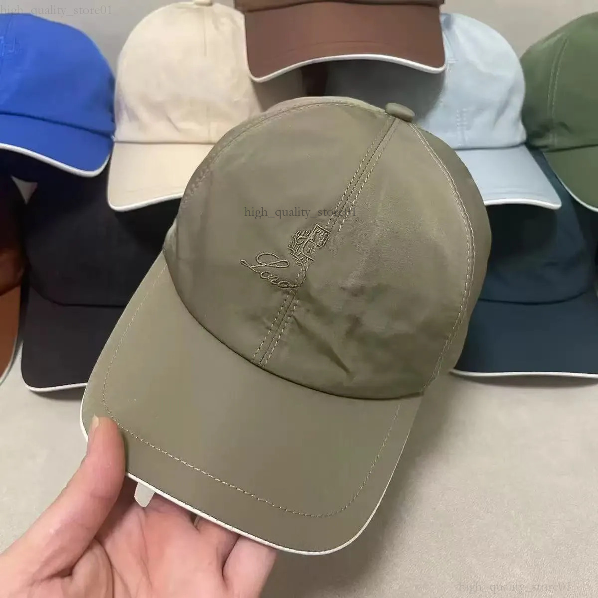 Loroo Piana Cap Luxury Baseball Cap Hat For Women Designer Loroo Piana Man Cap Mens Caps Fashion Loropianamens Cap Cotton Hats Autumn Snapback Embroidery Cap 21b