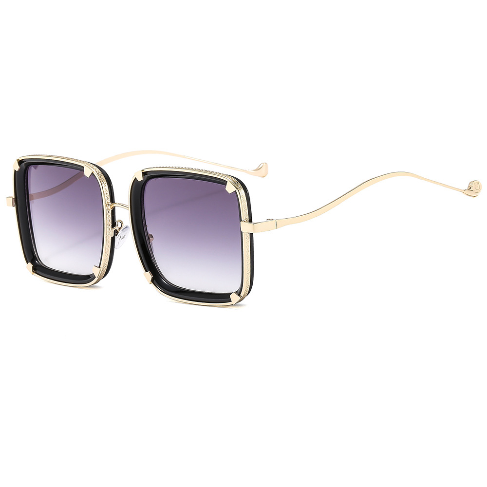 Tlofedi Sunglasses For Women Men Design Sunglasses Polarized UV400 Oversized Sunglasses Fashion Classic Luxury Glasses Goggle Pilot Alloy Frame Eyewea