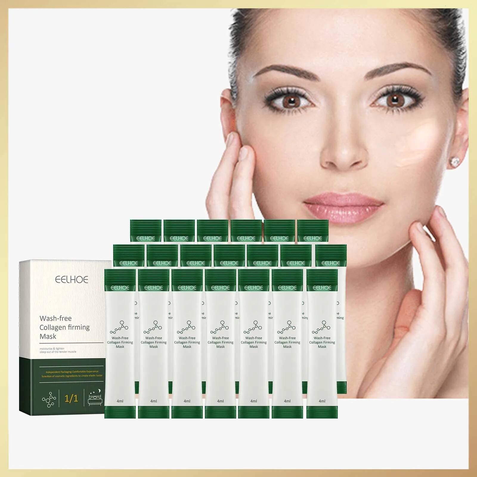 Bestseller 20Pcs Collagen Firming Mask Moisturizing Anti-Aging Hydrating Wash-Free Sleeping Facial Masks Nourishing Smooth Skin Care ddmySat