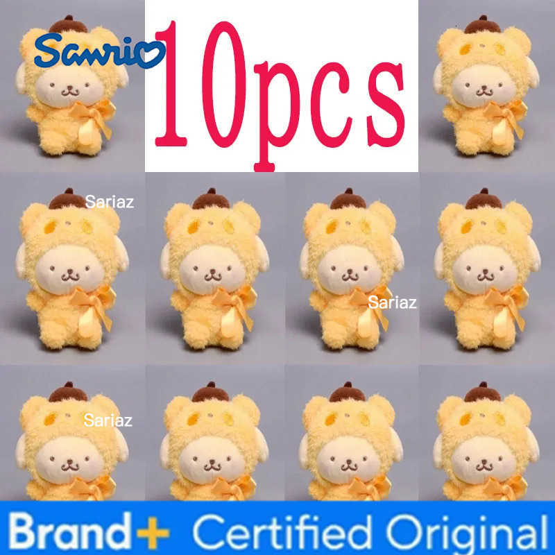 Sanrio Kawaii Keychain Plush Anime Kuromi Doll Keyring Hello Kitty Plushie Cinnamoroll KeyChains Bag Pendant Toy Gift for Girls H251225