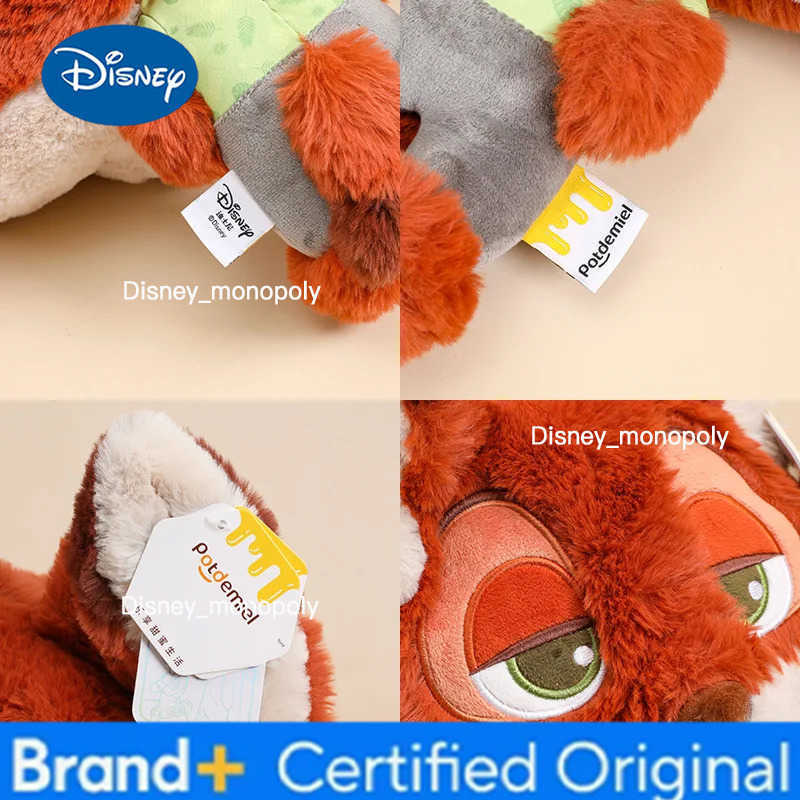 Disney Zootopia Judi Nick Plush Slung Doll Large-Capacity Shoulder Bag Cute Face Toy for Fans Animation Derivative Collectible H251225