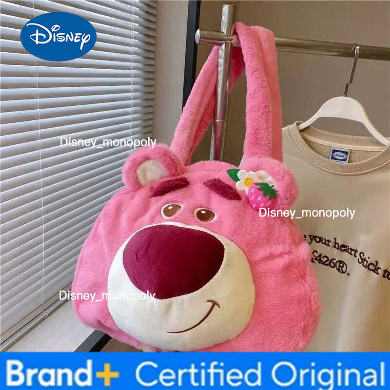 Disney Fall New Fashion Plush Cartoon Winnie The Pooh Shoulder Bag Womens Casual Cute Tote Bag H251225