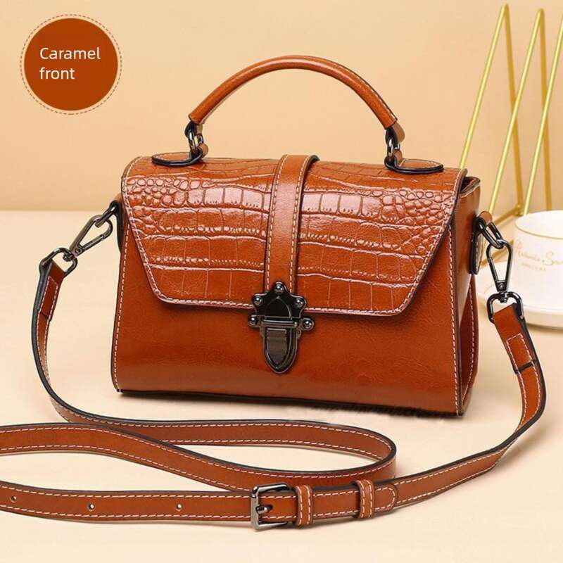 Luxury shoulder bag handbag Hobo women's summer new fashionable multifunctional leather niche flip shoulder bag