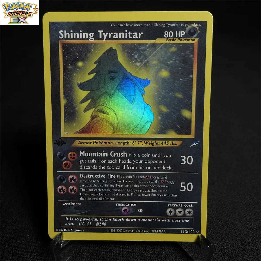 Pokemon Card Shining Card Gym Series Houndoom Jolteon Umbreon Gyarados Snorlax Steelix Piloswine Gift Kids Toys Proxy Card L251225PRXH