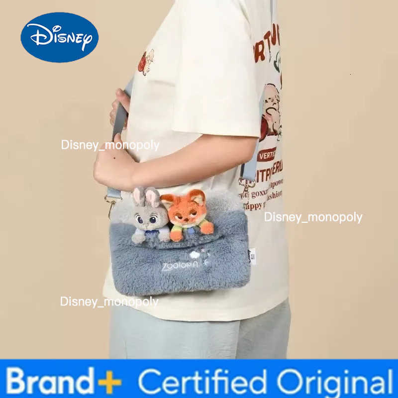 Disney Hot Anime Zootopia 2 Crossbody Bag Cartoon Judy Nick Doll Large Capacity Hand-held Backpack Gifts H251225