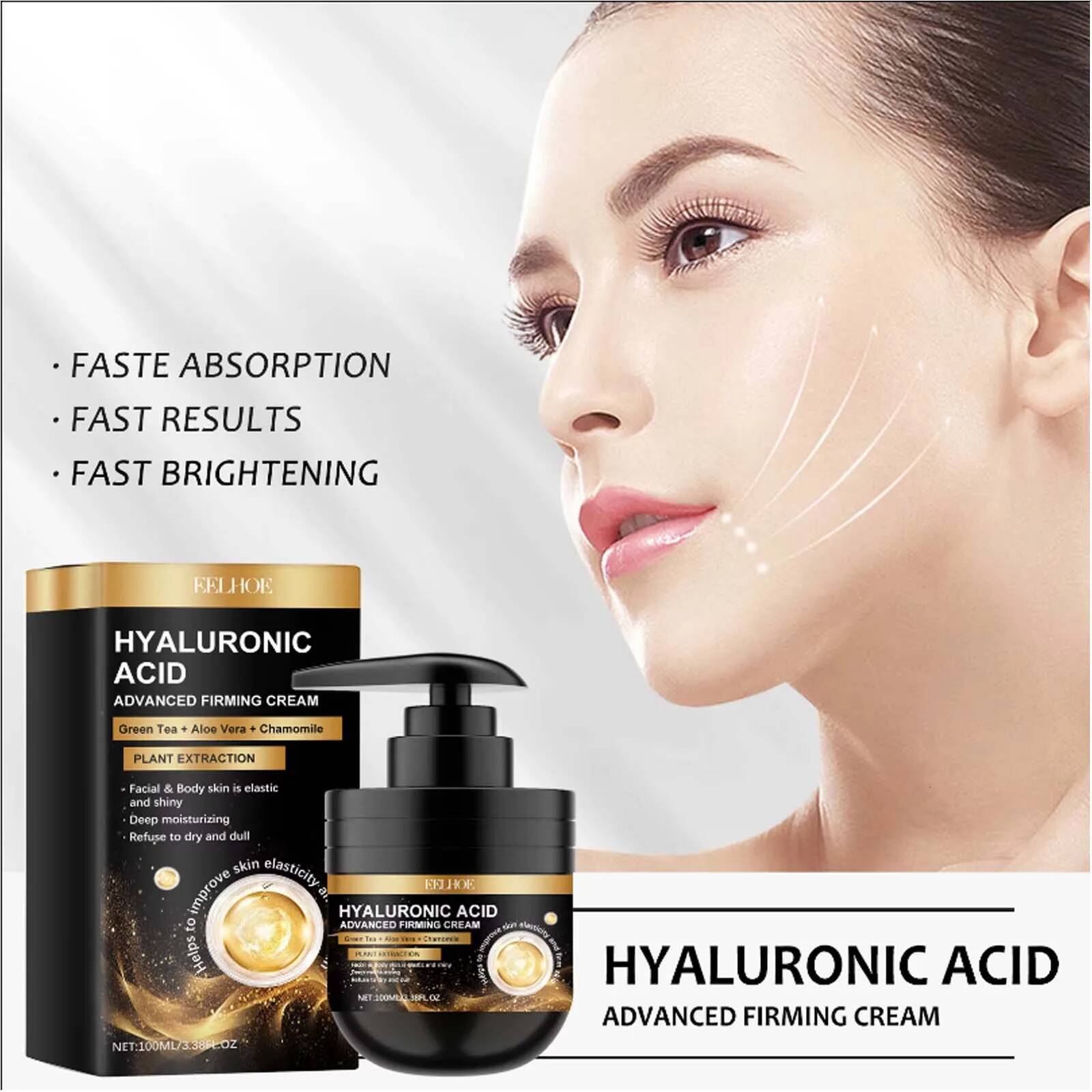 Bestseller Hyaluronic Acid Firming Face Moisturizing Shrink Pores Anti-Puffiness Oil Control Brightening Facial Cream Skin Care ddmySat