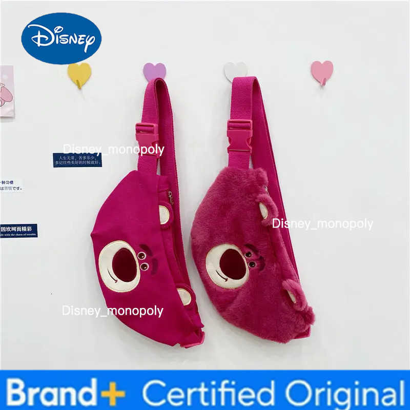 Disney Toy Story Lotso Cartoon Animation Fashion Creative Outing Portable Outdoor Mobile Phone Plush Crossbody Shoulder Bag Trendy H251225