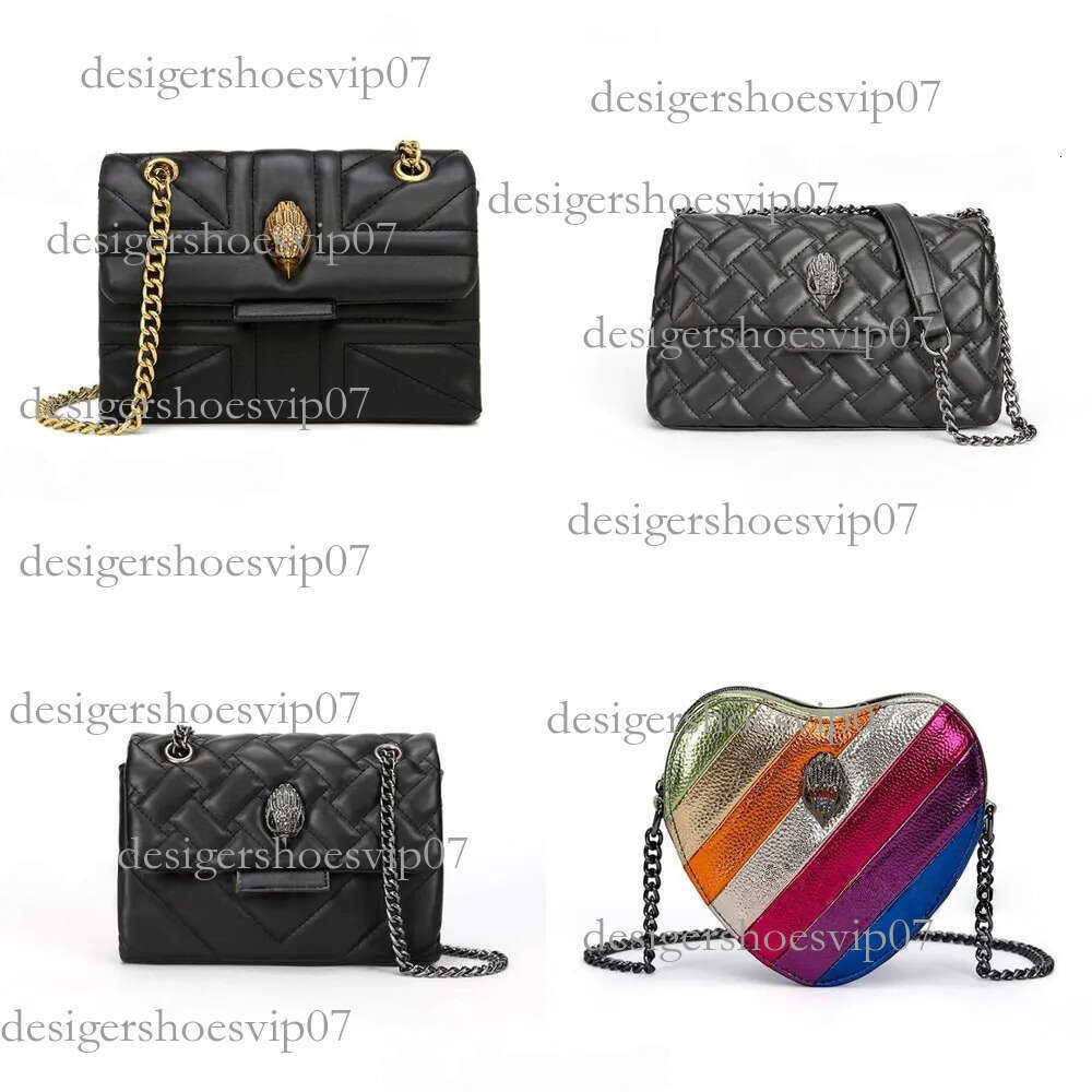 kurt gegier purse London Kensington Soft Leather Handbags kirt greiger bag S Chains Shoulder Big Cross Body Purse Fashion Circular Wallet