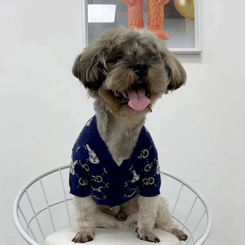 Dog Cat Trendy Clothes Teddy Bichon Schnauzer Yorkshire Terrier Small Medium Dogs Autumn Winter Warm Cardigan Sweater