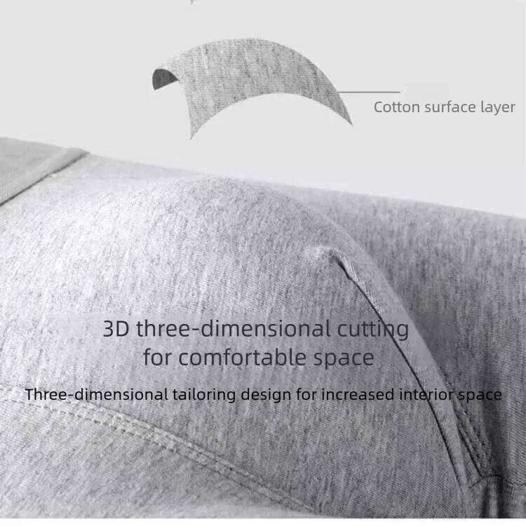 Men's solid color cotton breathable antibacterial boxer underwear mid waist men's sports comfortable flat shorts X251225