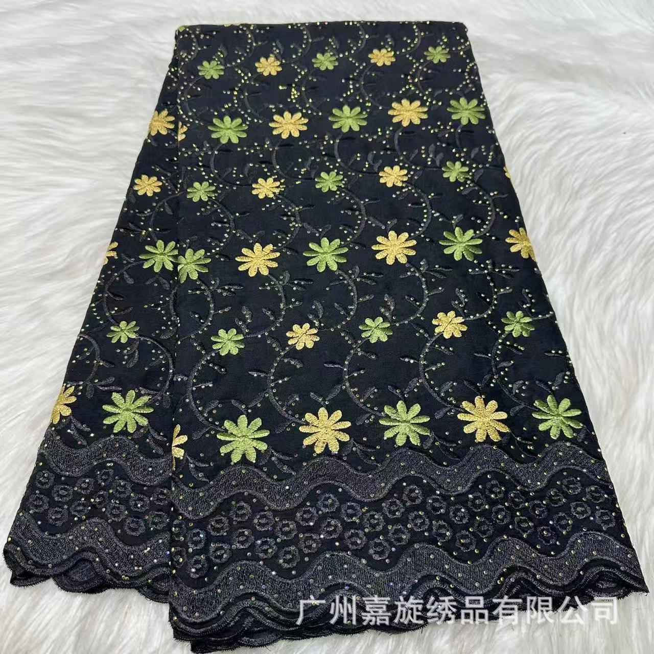 Latest Swiss Voile Lace In Switzerland Embroidered Cotton African Lace Fabric High Quality For Women Wedding Party QF0927 240618