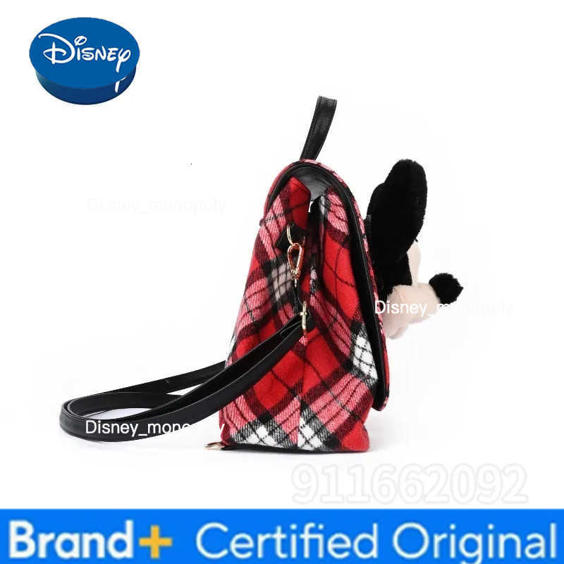 Disney Mickey New Womens Backpack Cartoon Fashion Womens Casual Backpack Large Capacity Luxury Doll Backpack High Quality H251225