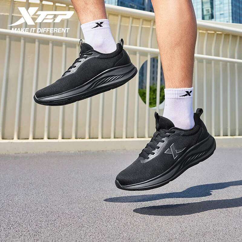 Xtep Running For Men 2025 Summer Breathable Mesh Soft-soled Shock Absorbing Lightweight Sports Shoes 875419110053 X251225