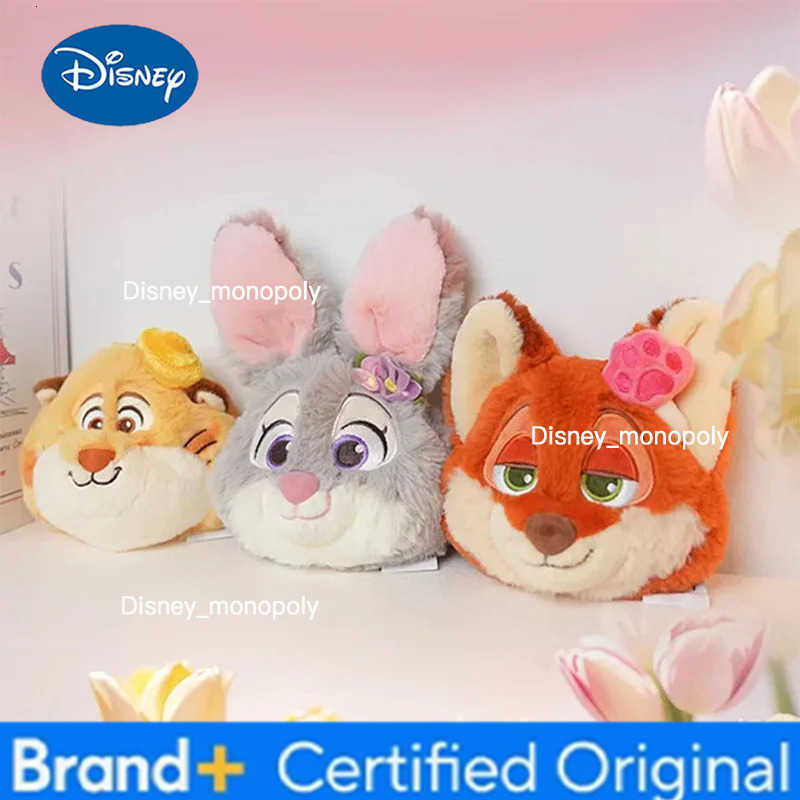 Disney Zootopia Cute Cartoon Characters Judi Nick Officer Leopard Spring Flower Series Plush Coin Purse Pendant Backpack Pendant H251225
