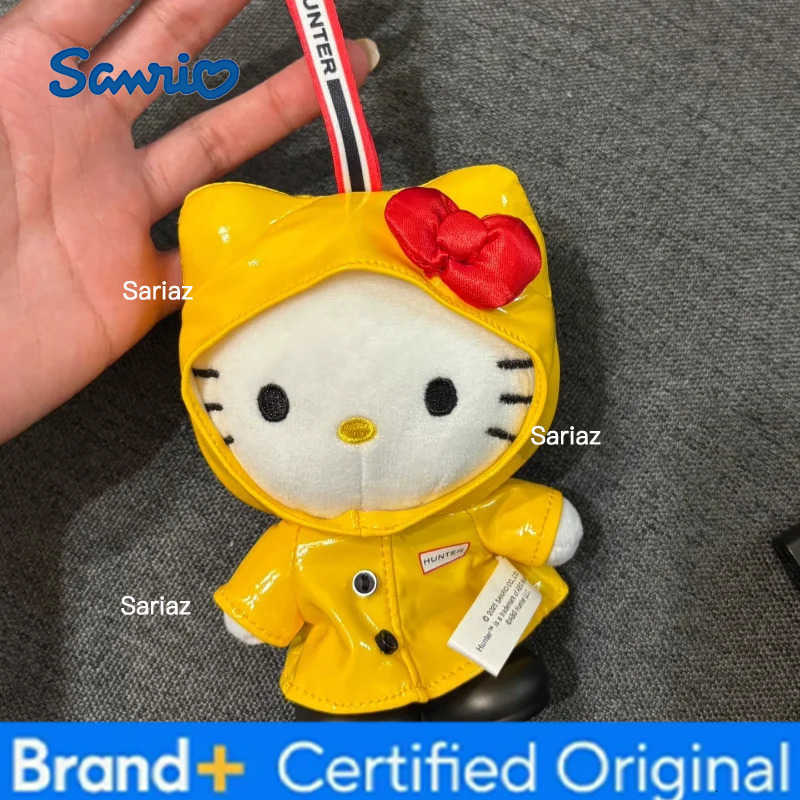 Sanrio New Kawaii Sanrioed Hello Kitty Plush Toys Small Pendant Hello Kitty Plush Dolls Cute Fashion Boutique Dolls Childrens Birth H251225