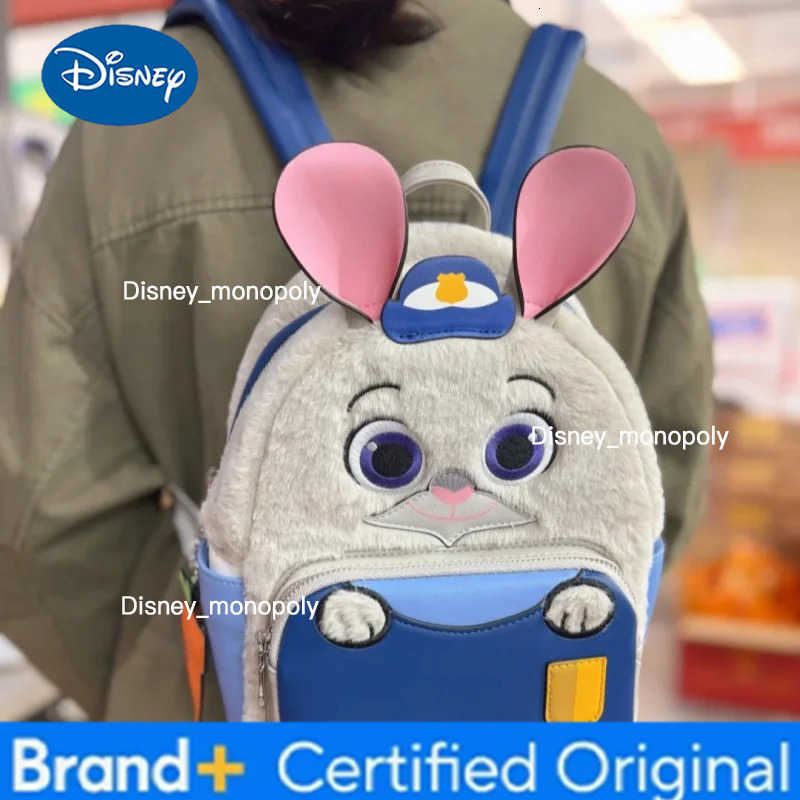 Disney Zootopia Series Judith Nick Backpack Winter Backpack Cartoon Backpack Christmas Surprise Birthday Gifts H251225