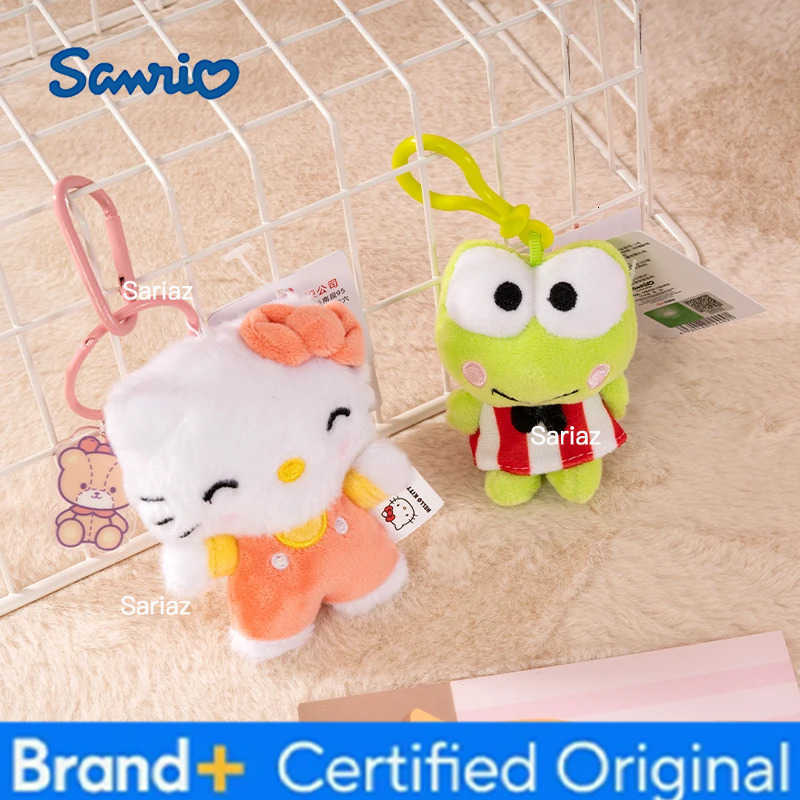 Sanrio Hello Kitty Kuromi Melody Cinnamoroll Plush Toy Doll keyring Backpack Pendant Cartoon Cute Childrens Toys Gift H25122511