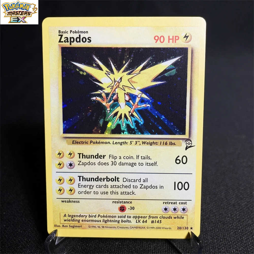 Pokemon Game Flash Shining Cards Classic Series Raichu Zapdos Nidoqueen Gyarados Collectible Card PTCG Card Proxy Card L251225EACV