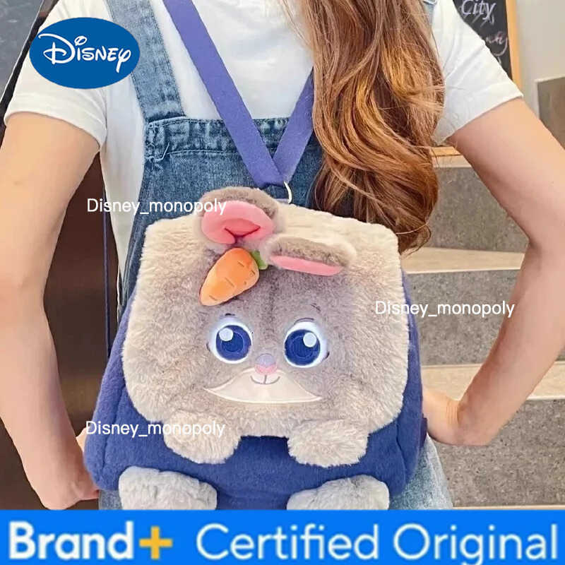 Disney Zootopia Cute Cartoon Judy Hopps Nick Wilde Plush Backpack Crossbody Bag Single Shoulder Bag Flip Top Kawai Festival Gift H2512251