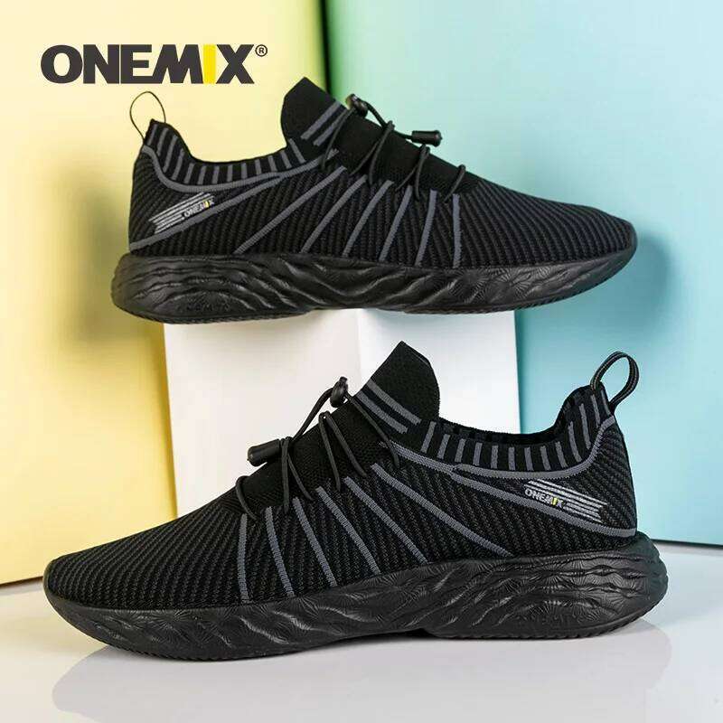 ONEMIX Waterproof Running for Men Breathable Light Women Training Walking Sneakers Outdoor Trekking Slip-on Sports Shoes X251225