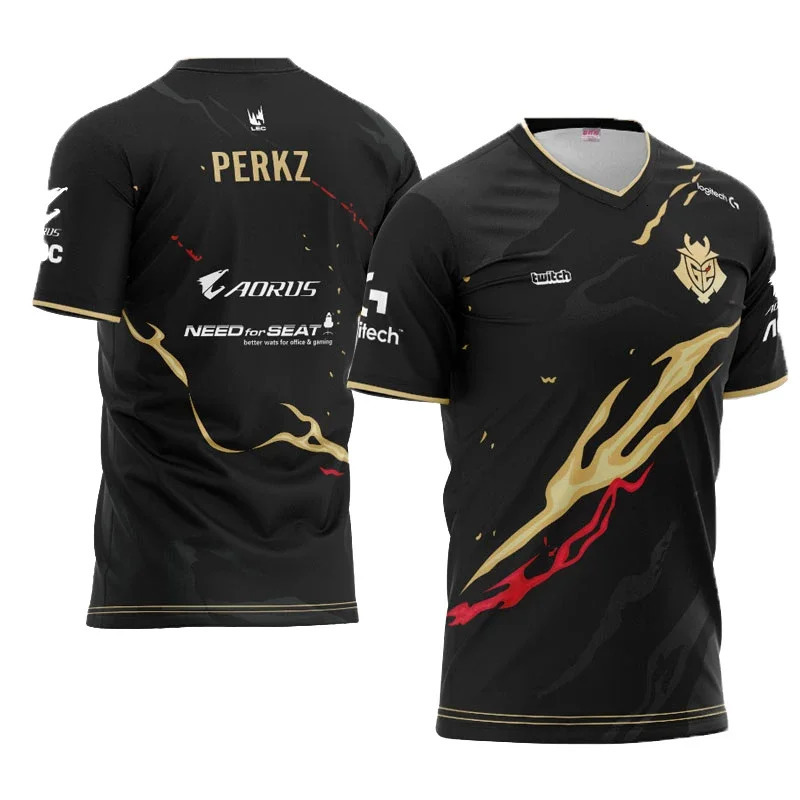 Summer G2 Esports T Shirt Game LOL T-shirt Women Men 3D Print Oversized Tops Girl Boys Kids Short Sleeve Tee 251224