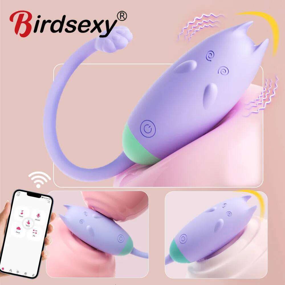 APP Bluetooth Controll Vagina Ball Vibrators Panities Wearing Clitoris G Spot Vibrating Love Egg Adult Goods Sex Toys for Women 25L1 25L1225