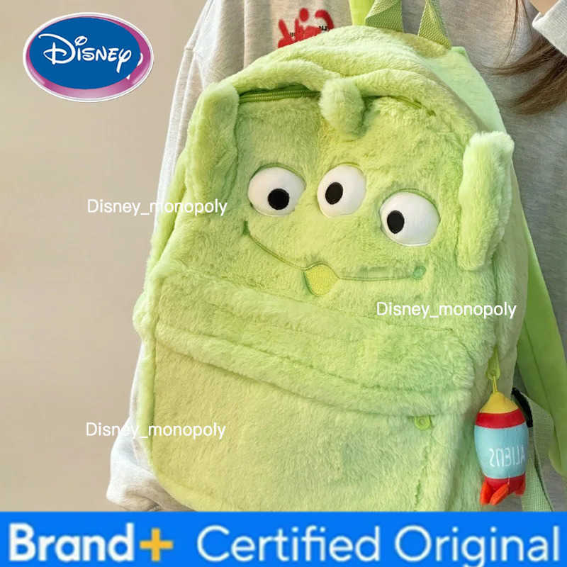 Disney New Strawberry Bear Sullivan Backpack Japanese Ins Plush Junior High School College Student Large-capacity School Bag H251225