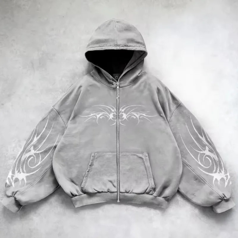 Harajuku Style Fashion Oversized Printed Loose Hooded Sweater Women Y2K Gothic Hiphop Casual Joker Sports Hoodie 251225