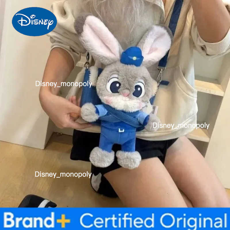 Disney Zootopia 2 Judy Nick Plush Shoulder Bag Detachable doll Shoulder Bag Girls Women Fashion Storage Crossbody Bag Gift H251225