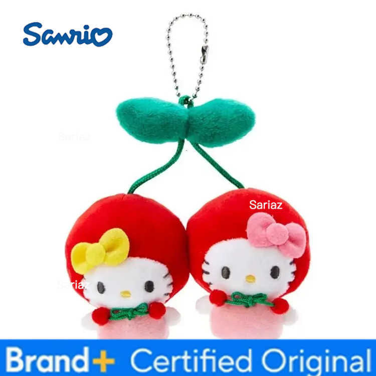 Sanrio Kawaii Cherry My Sweet Piano Hello Kitty Pachacco Plush Toy Keychain Brooch Backpack Pendant Decoration Girl HolidayGift H251225