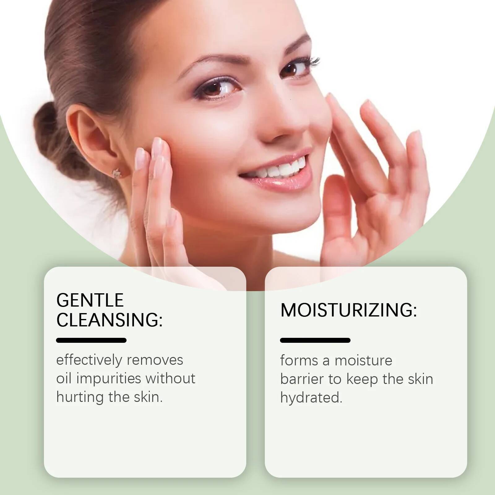 Bestseller Hyaluronic Acid Gel Pore Cleaning & Hydrating Non-Drying Face Wash Exfoliating Moisturizing Formula Facial Cleansing ddmySat