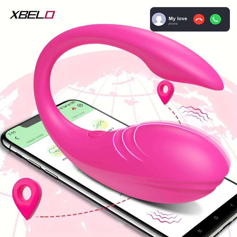 APP Control Vibrating Love Egg Wearable Women Panties Vibrator Vagina G-Spot Stimulator Interaction Adult Sex Toy for Couples 25L122 25L1225