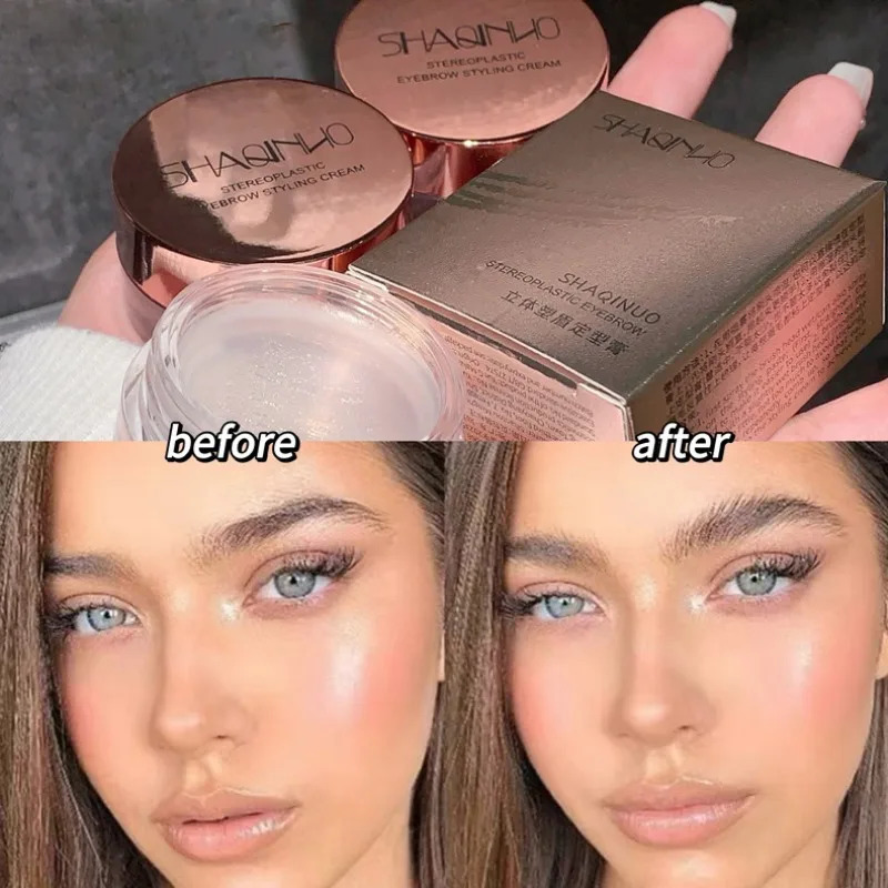 Three-dimensional Eyebrow Shaping Soap Eyebrow Gel Texture Creates Natural Eyebrows Styling Cream Waterproof Quick-Dry Makeup 251224