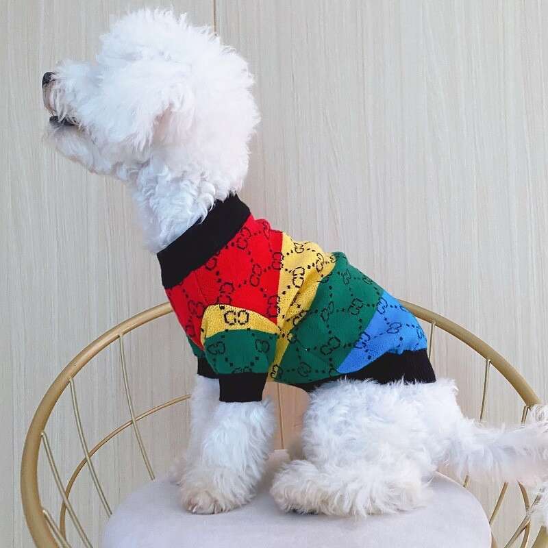 Autumn Winter Pet Trendy Sweater Comfortable Warm Small Medium Dogs Cats Clothes Teddy Bichon Schnauzer Corgi