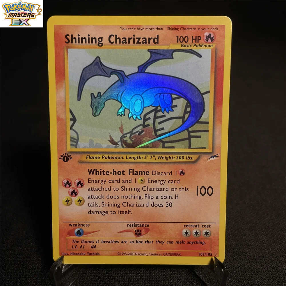 Pokemon Card Shining Card Gym Series Houndoom Jolteon Umbreon Gyarados Snorlax Steelix Piloswine Gift Kids Toys Proxy Card L251225PRXH
