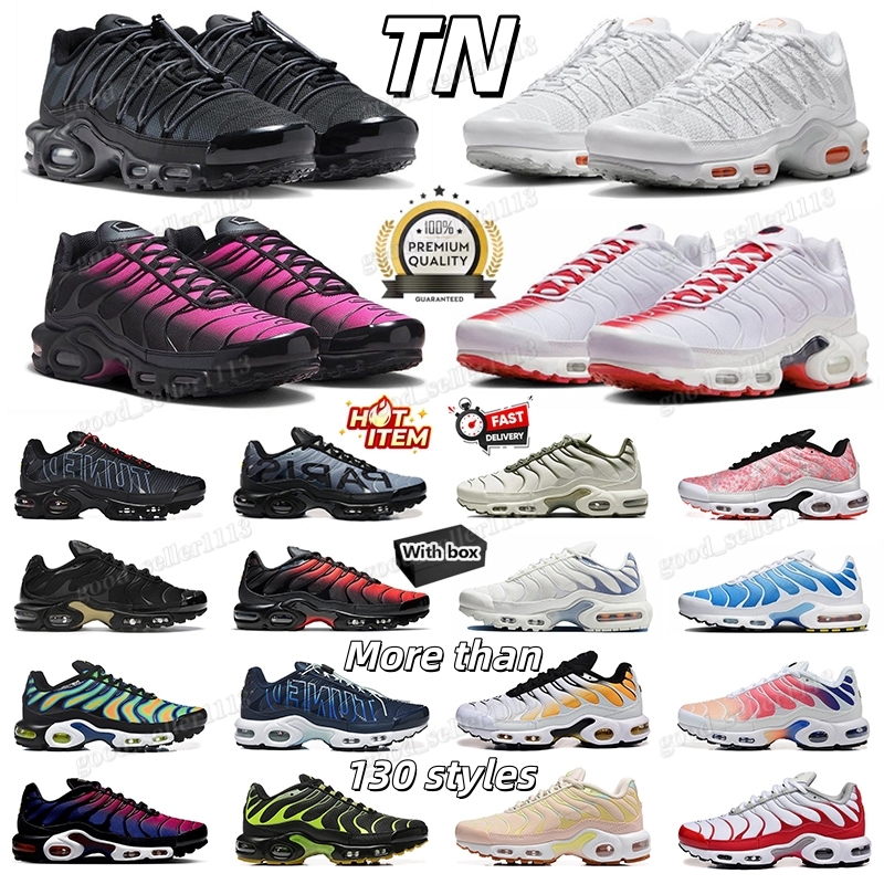 Tn Plus tns shoe men Designer Running Shoes Laces Sneakers Triple White Black FC Sky Blue Gradient Unity Gradient Tennis Breathable Trainers Outdoor Sports