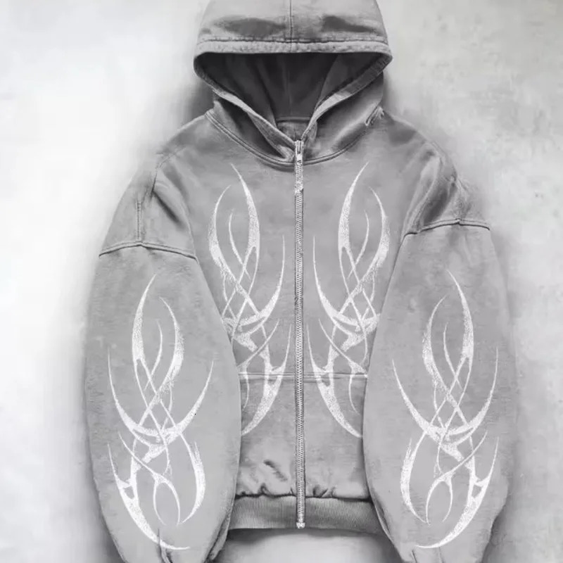 Harajuku Style Fashion Oversized Printed Loose Hooded Sweater Women Y2K Gothic Hiphop Casual Joker Sports Hoodie 251225