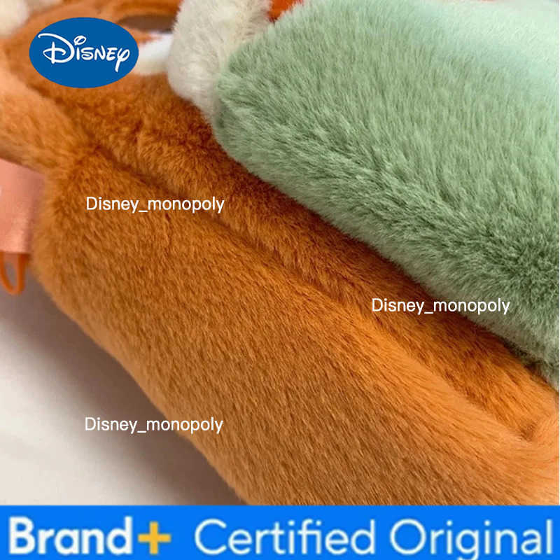 Disney Kawaii Zootopia 2 Plush Backpack Judy Nick Crossbody Bag Storage Bag Plush Anime Toy Girl Childrens Christmas Gift H251225