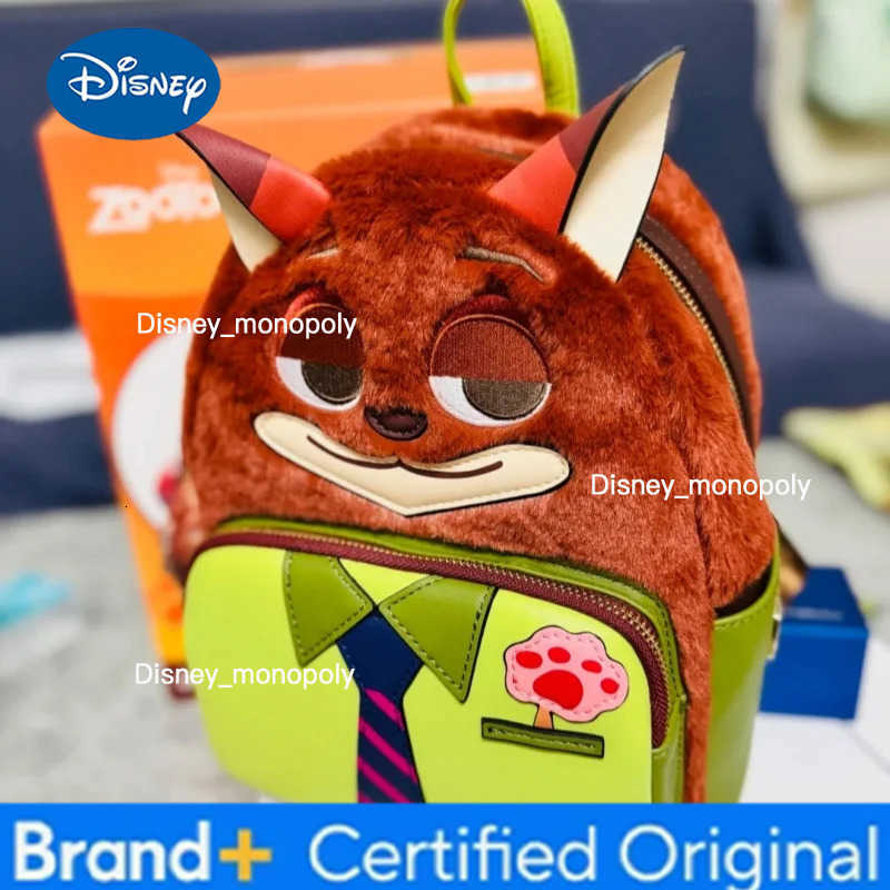 Disney Zootopia Series Judith Nick Backpack Winter Backpack Cartoon Backpack Christmas Surprise Birthday Gifts H251225