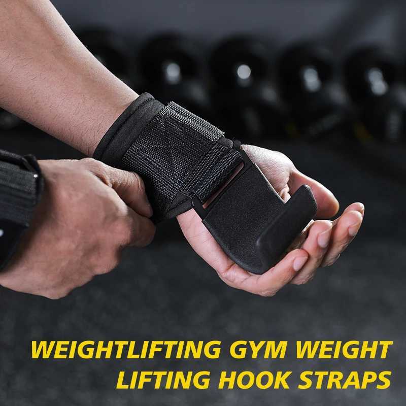 VBOSi Heavy Duty Weightlifting Hooks Wrist Strap Grips Neoprene Padded Steel for Gym Fitness Training And Crossfit M251226