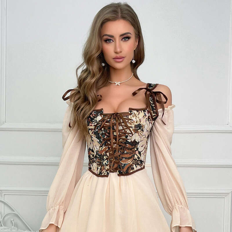 Waist Trainer Body Shaper Tummy Control Plus Size Sexy Lingerie ed Palace Style Corset Fashion Slimming Short wear Shaping Bustier