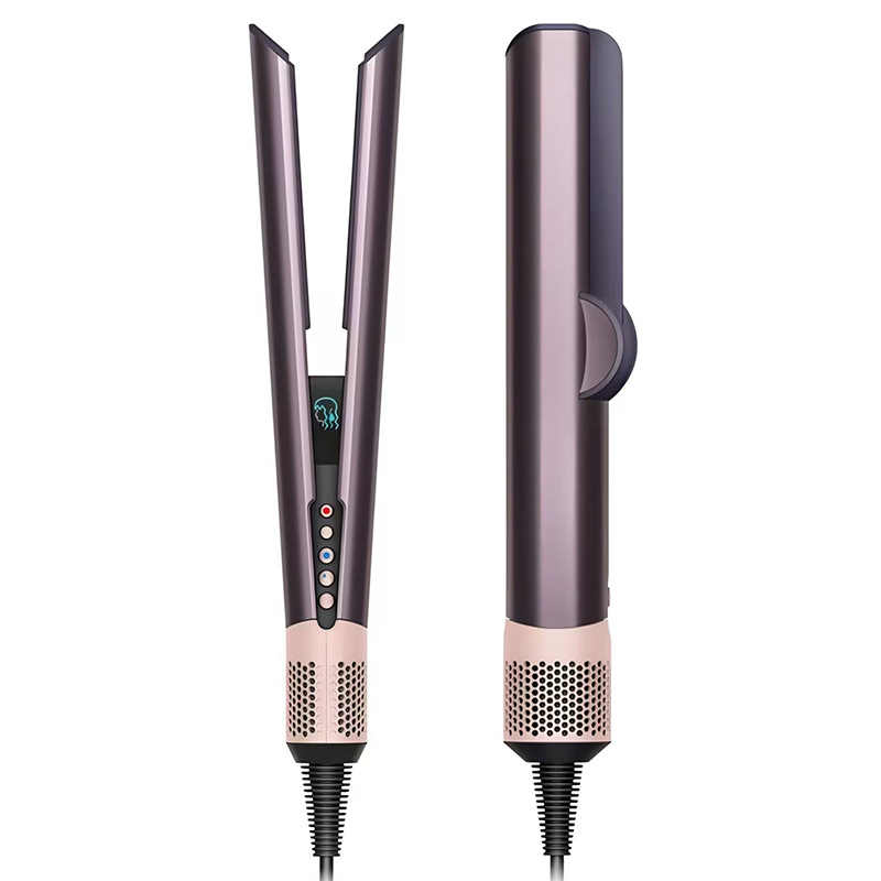 2 IN 1 Professional Hair Straightener HT01 Hair Dryer Heat-Up Hair Flat Iron Negative Ion Iron Long-Lasting Styling Tool