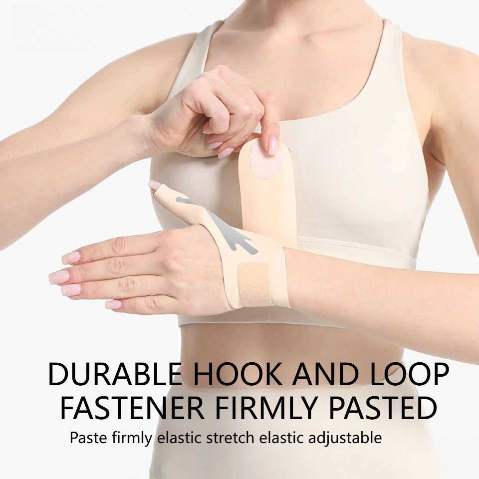GETINFIT 1Pcs Wrist Finger Guards Slat Print Thumb Protective Gear Tendon Sheath Mom Hand Sprain Thin Light Breathable Fitness M251226