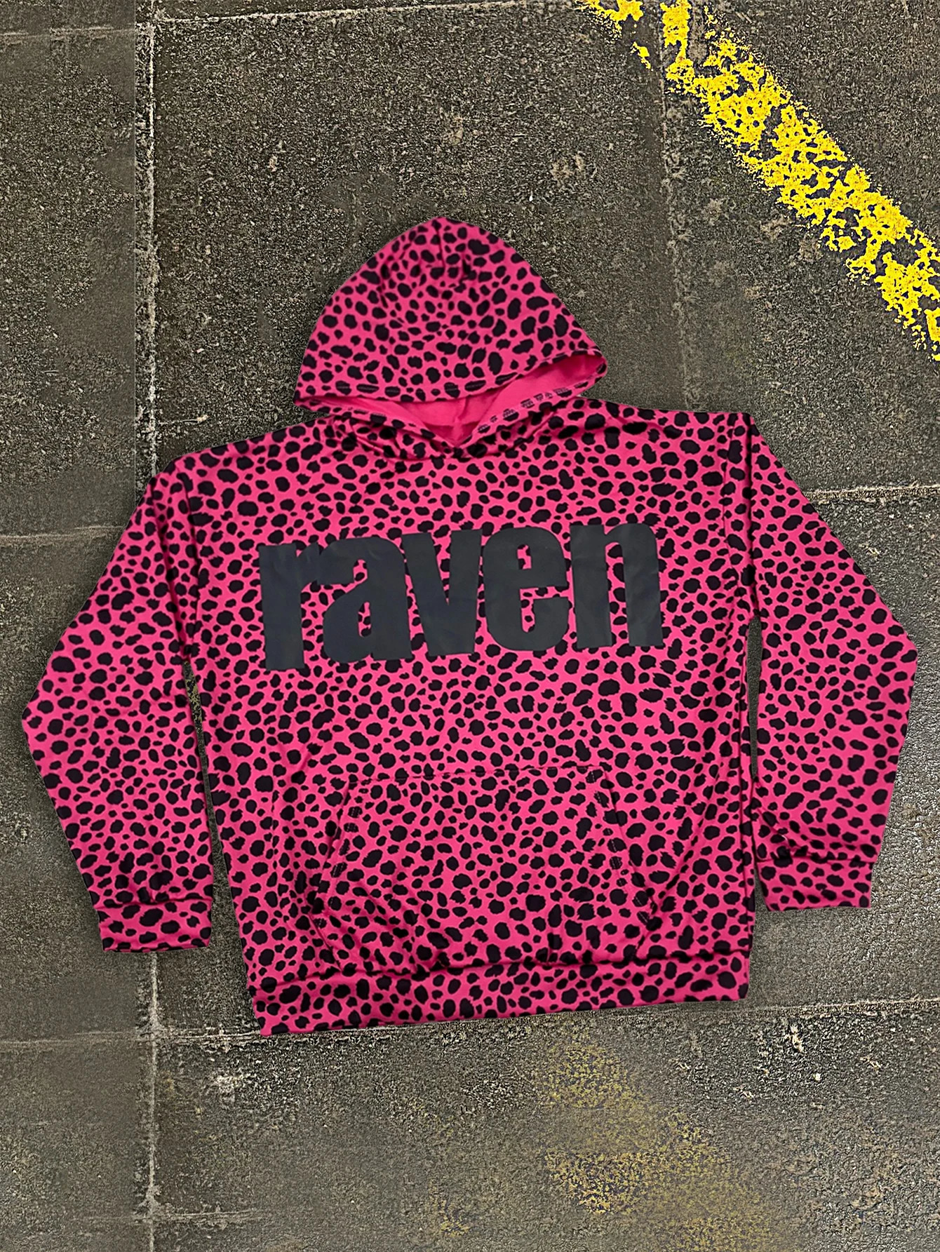 Autumn/Winter Street Retro Leopard Element Letter Printed Hoodie Style Hoodie 251222