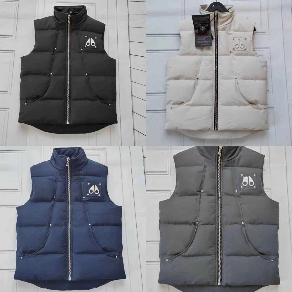 a Moose New moose Vest For Couples Knuckle Veste Warm And Thick Cotton moosees knuckle Vest Gilet Coat Women Puffer Doudoune Jacket knuckle coat eaf