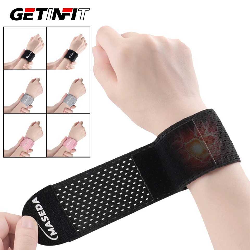 GETINFIT 1Pcs Adjustable Wrist Guard Sports Protection Sprain Wrist Strain Winding Pressurization Thin Wrist Support Men Women M251226