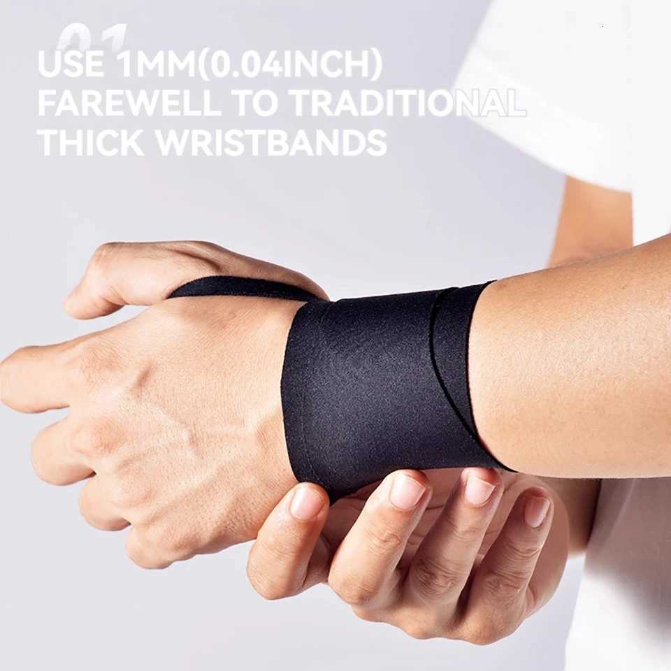 GOBYGO 1Pcs Adjustable Thin Compression Wrist Brace Guard Winding Wrap Sprain Tendon Sheath Pain Badminton Tennis Yoga Men Women M251226