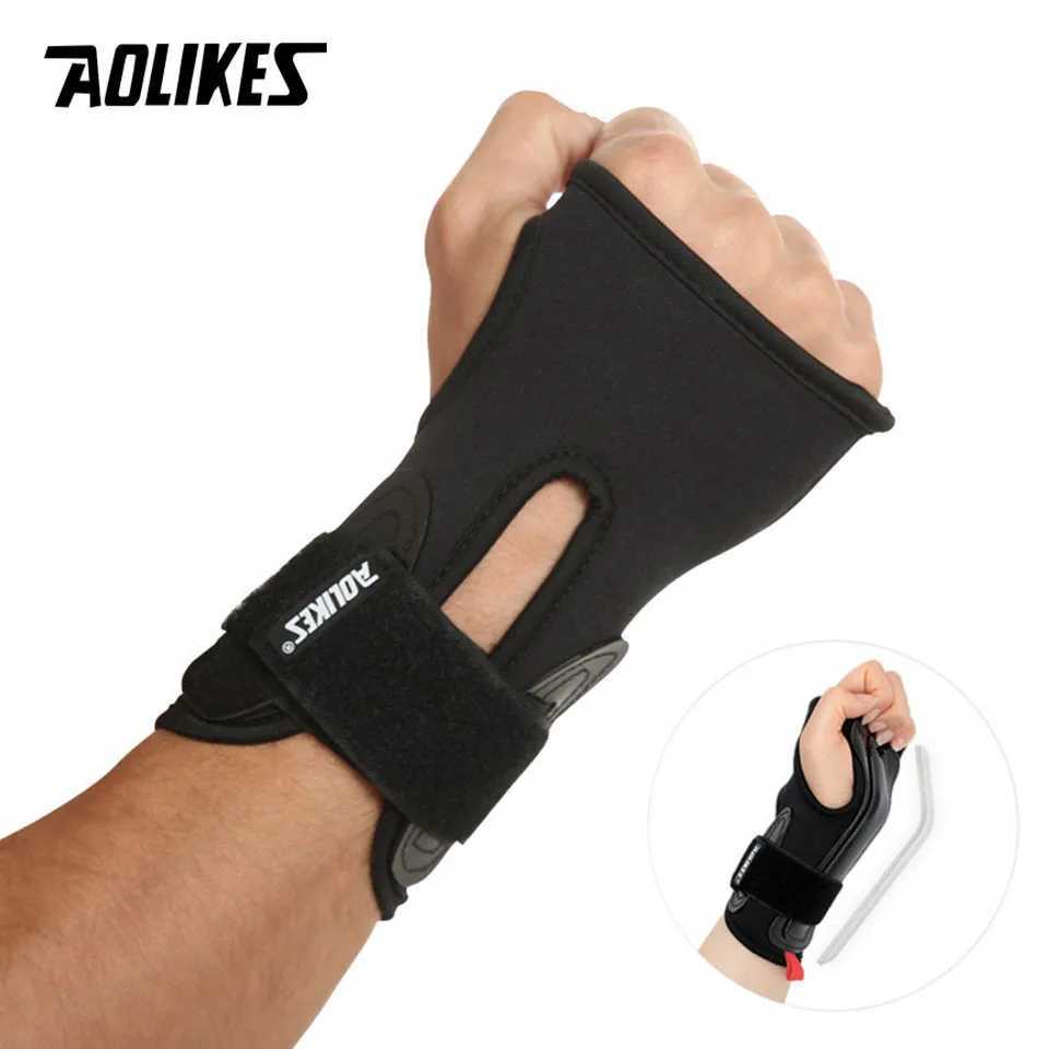 AOLIKES 1Pair Ski Wrist Support Gear Hand Protection Roller Palm Pads Protector Snowboard Skating Guard Men Women M251226