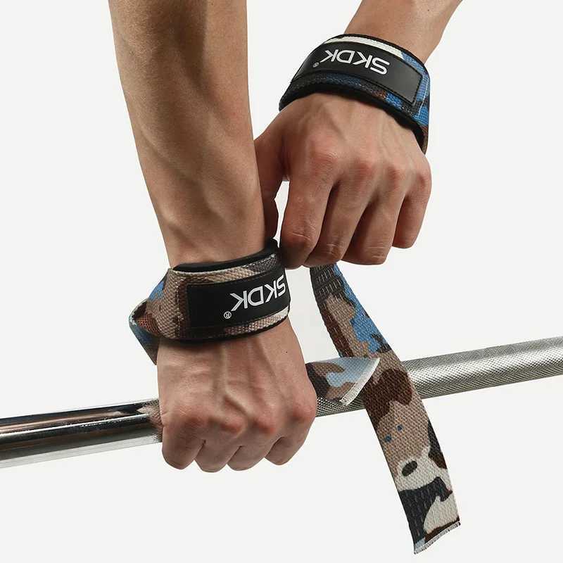 GOUNOD Weightlifting Wrist Straps Strength Training Adjustable Non-slip Gym Fitness Lifting Strap Wrist Support Grip Band M251226